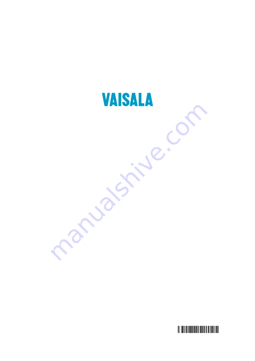 Vaisala CAB100 Installation Manual Download Page 146