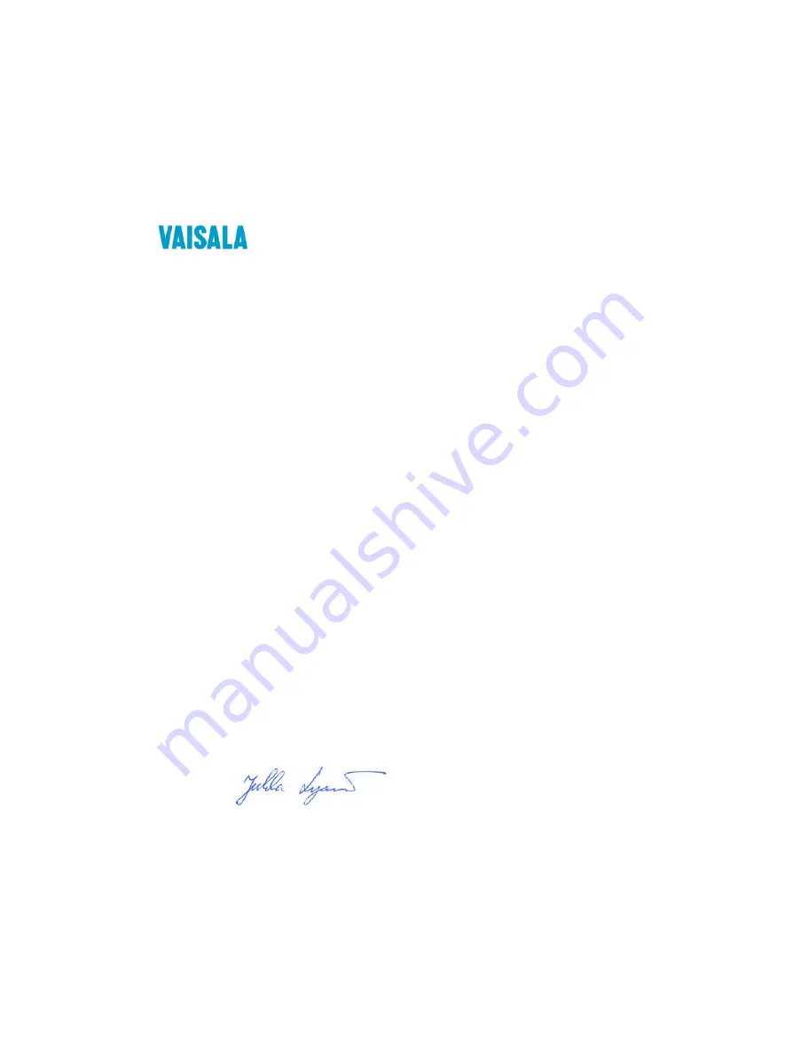 Vaisala K-PATENTS PR-23 Series Instruction Manual Download Page 228