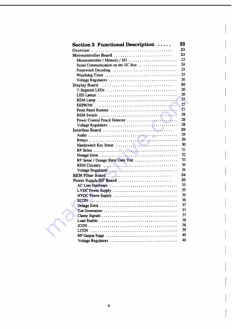 Valleylab Force 30 Service Manual Download Page 4