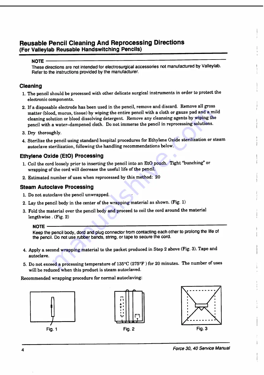 Valleylab Force 30 Service Manual Download Page 12