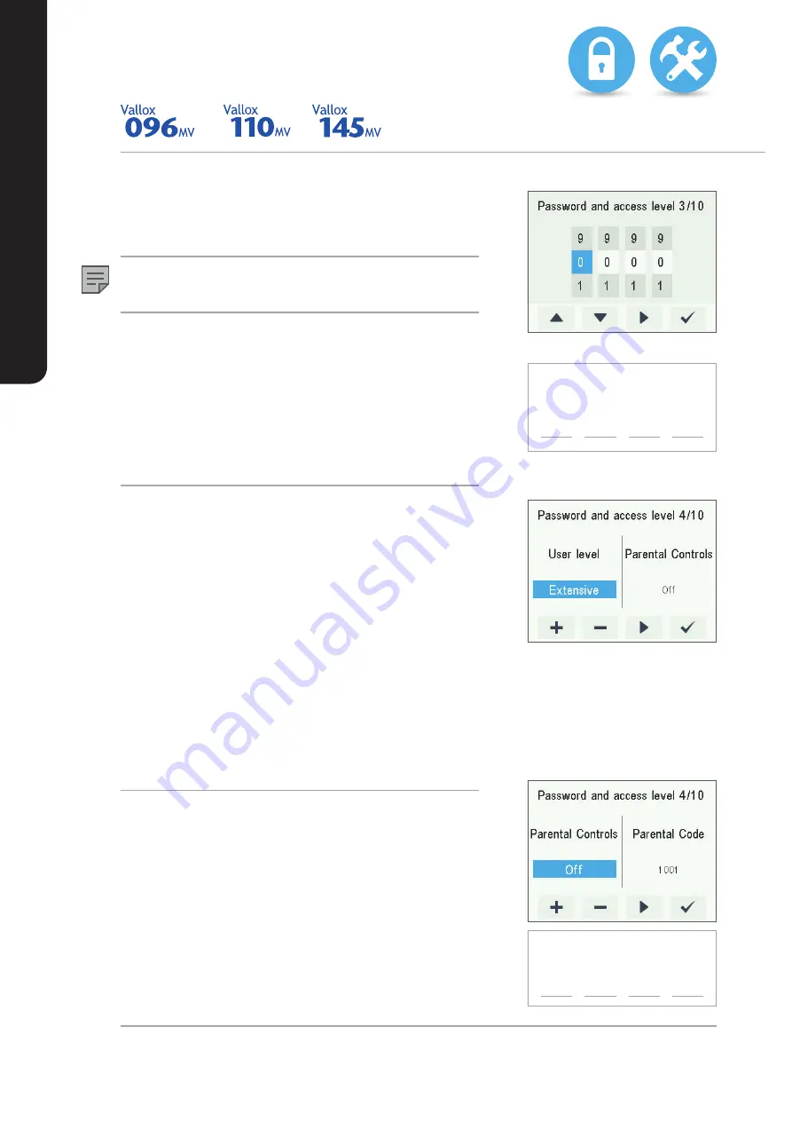 Vallox 096 MV Instructions For Use, Maintenance And Installation Manual Download Page 10