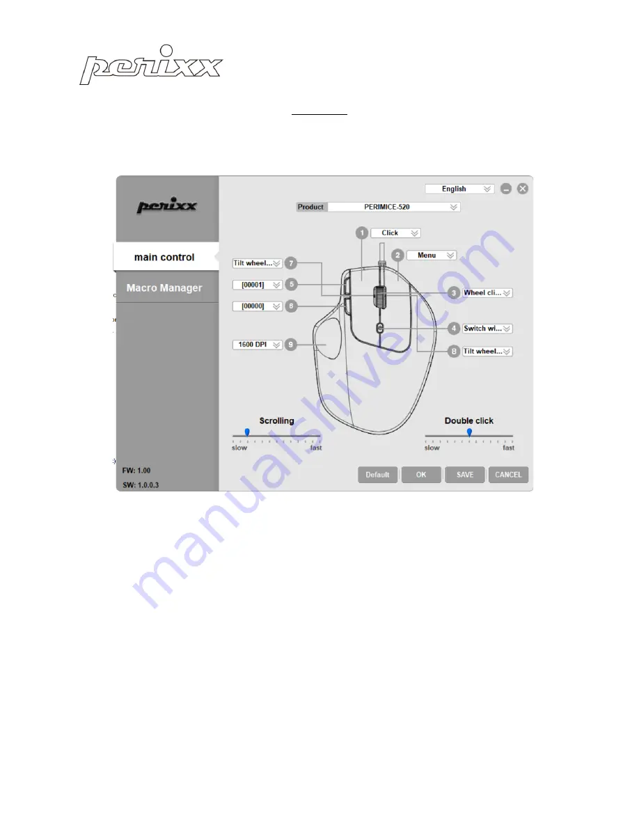 Value Creator perixx PERIMICE-520 Manual Download Page 8