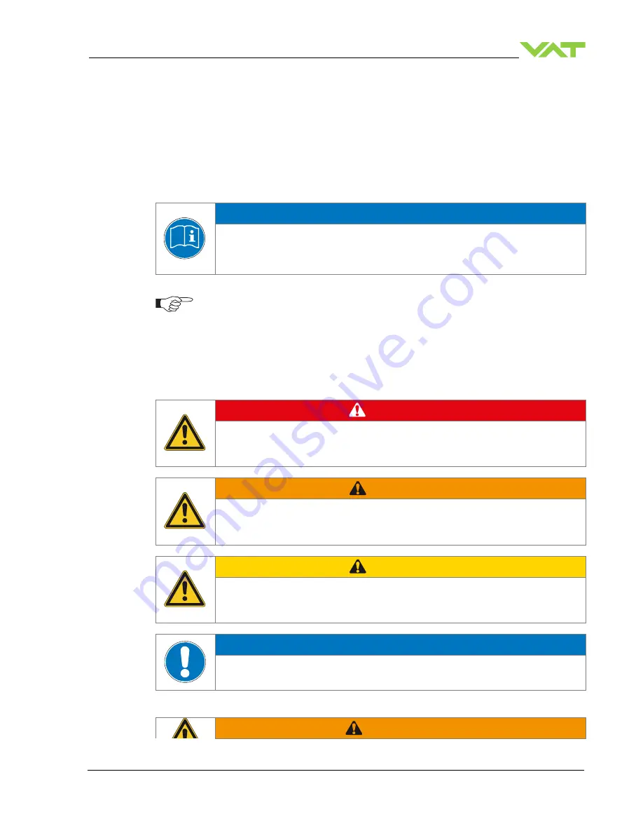 VAT 111 Series Installation, Operating,  & Maintenance Instructions Download Page 5