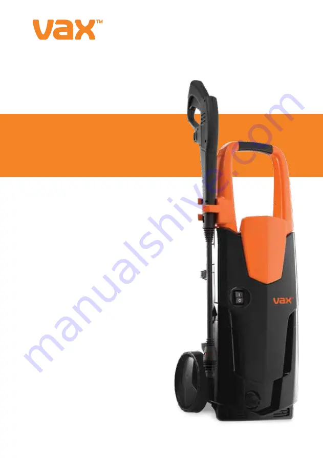 Vax PowerWash 2500w User Manual Download Page 1