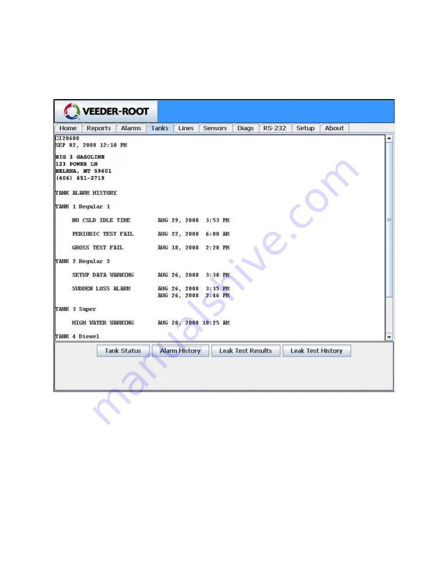 Veeder-Root TLS-450 Setup And Operation Download Page 388