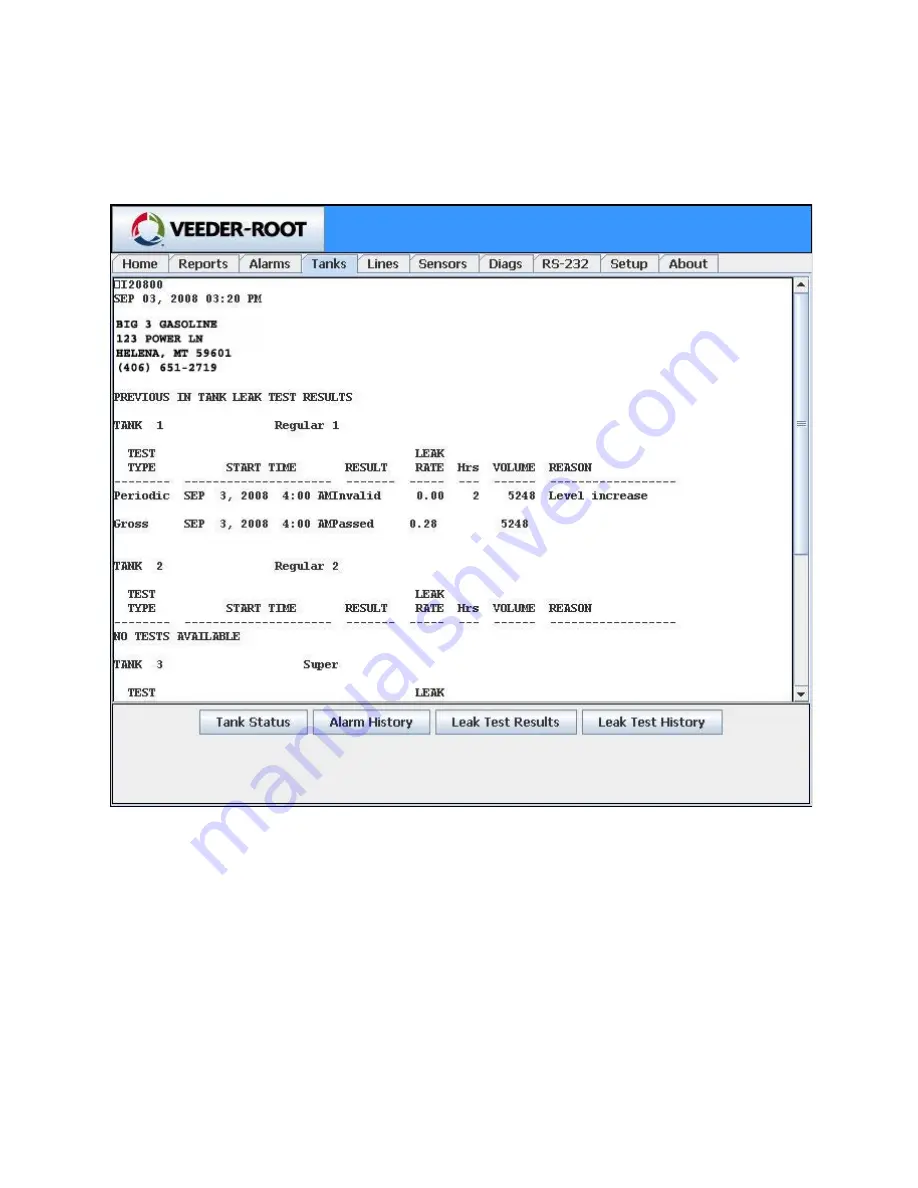 Veeder-Root TLS-450 Setup And Operation Download Page 389