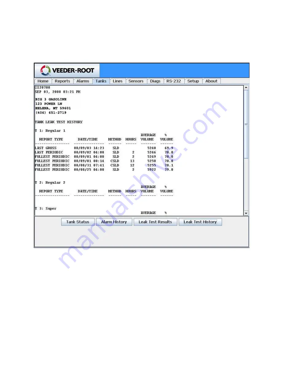 Veeder-Root TLS-450 Setup And Operation Download Page 390