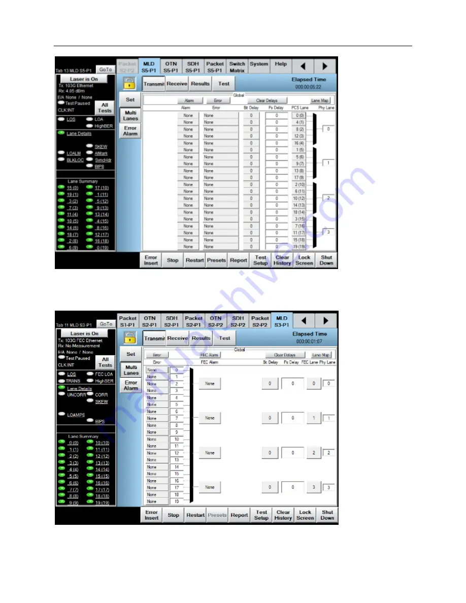 VeEX MPA User Manual Download Page 124