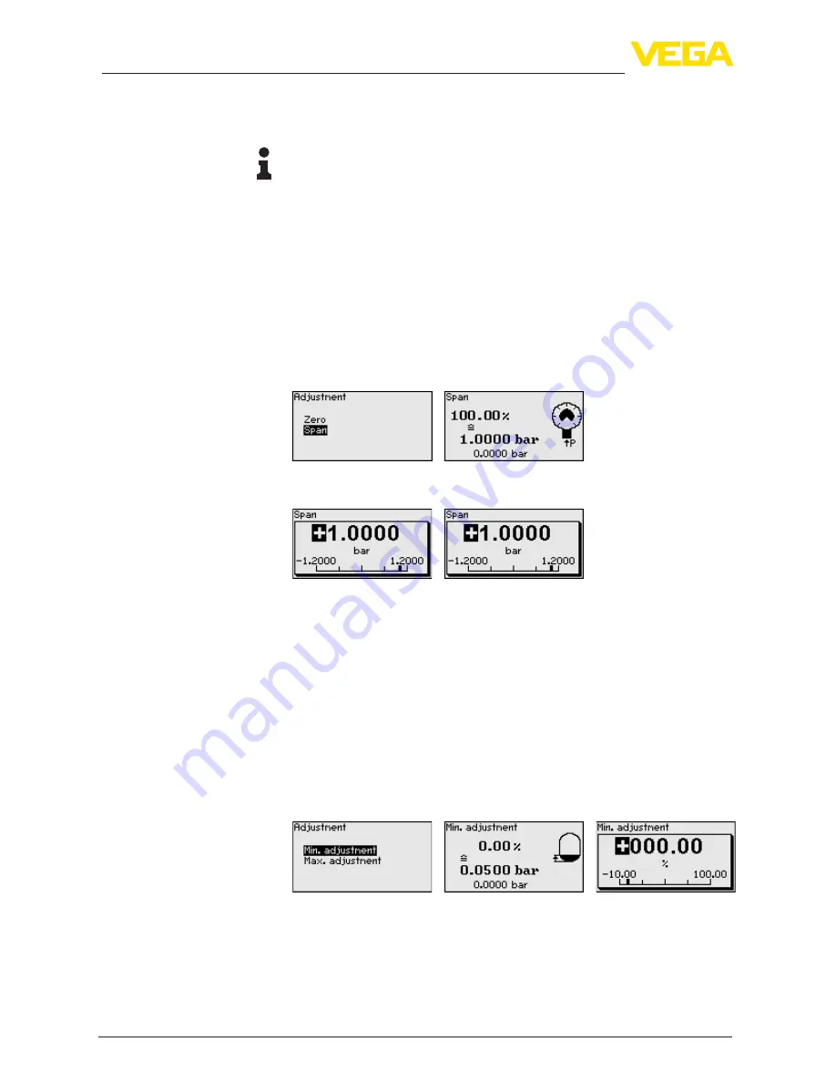 Vega VEGABAR 83 Operating Instructions Manual Download Page 34