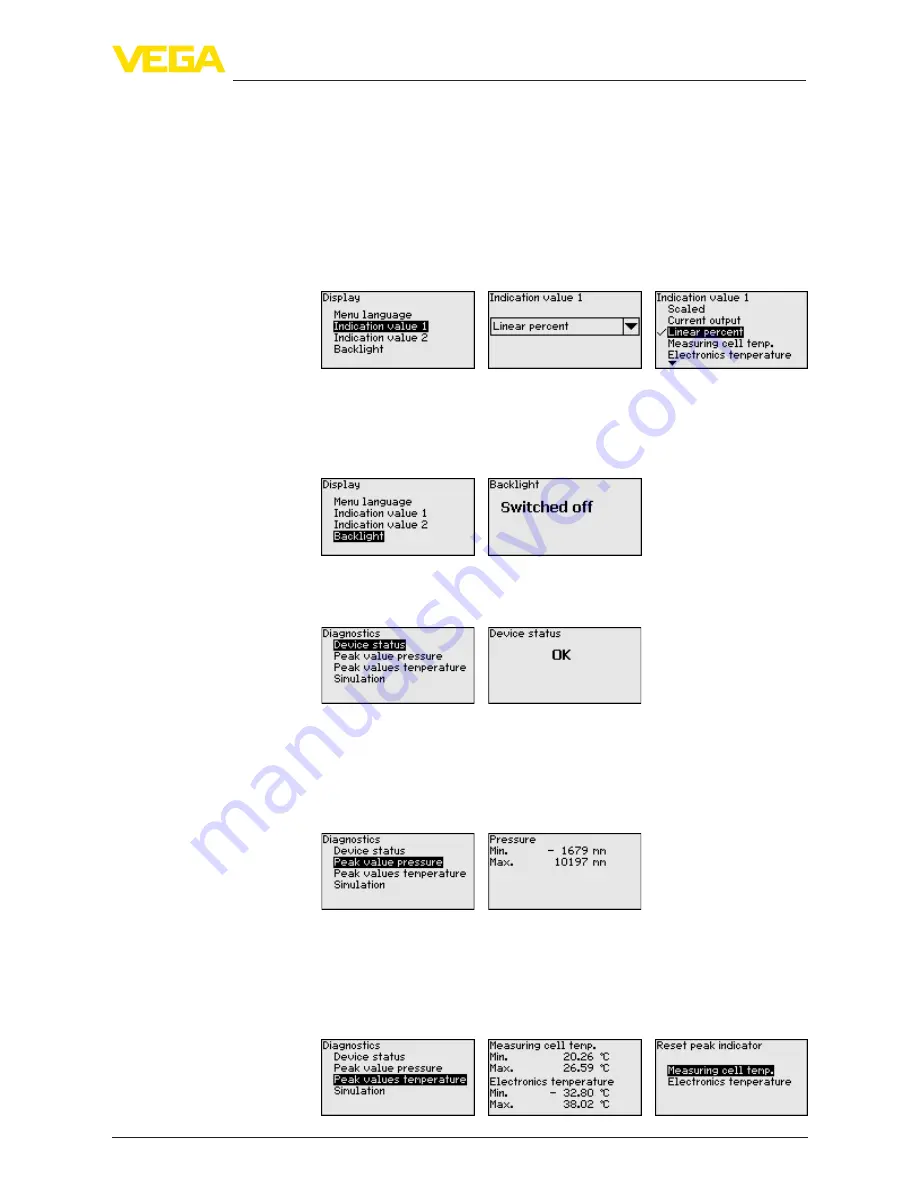 Vega VEGABAR 83 Operating Instructions Manual Download Page 37