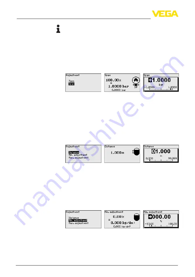 Vega VEGADIF 85 Operating Instructions Manual Download Page 44