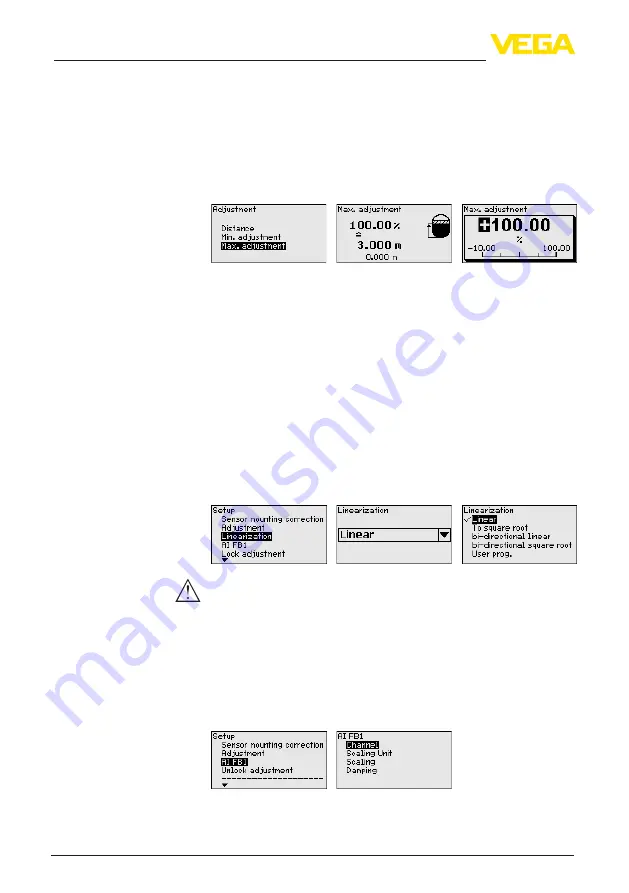 Vega VEGADIF 85 Operating Instructions Manual Download Page 46