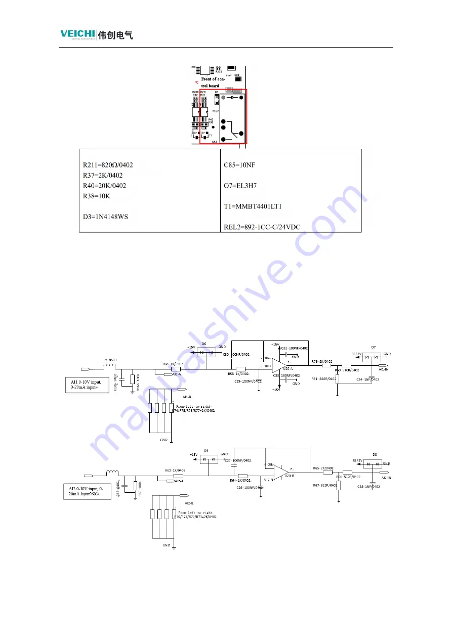 Veichi AC310 Service Manual Download Page 36