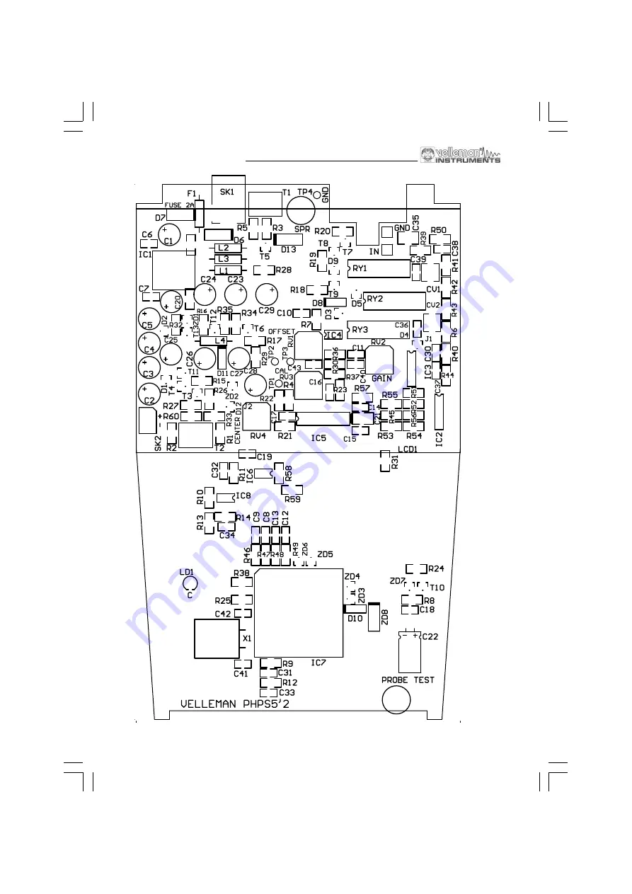 Velleman Personal Scope HPS10 Technical Doc Download Page 12