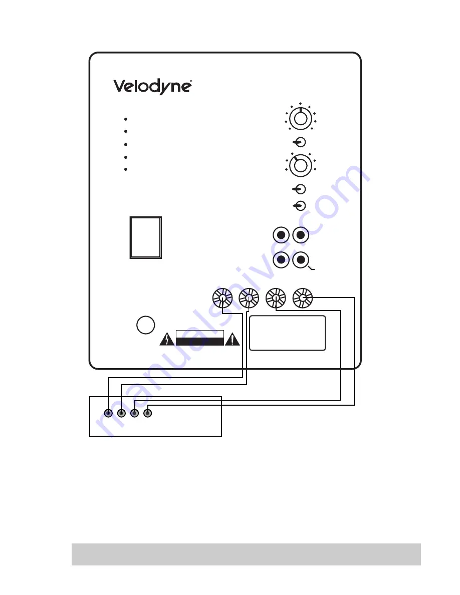 Velodyne SPL-1200 Ultra Owner'S Manual Download Page 14