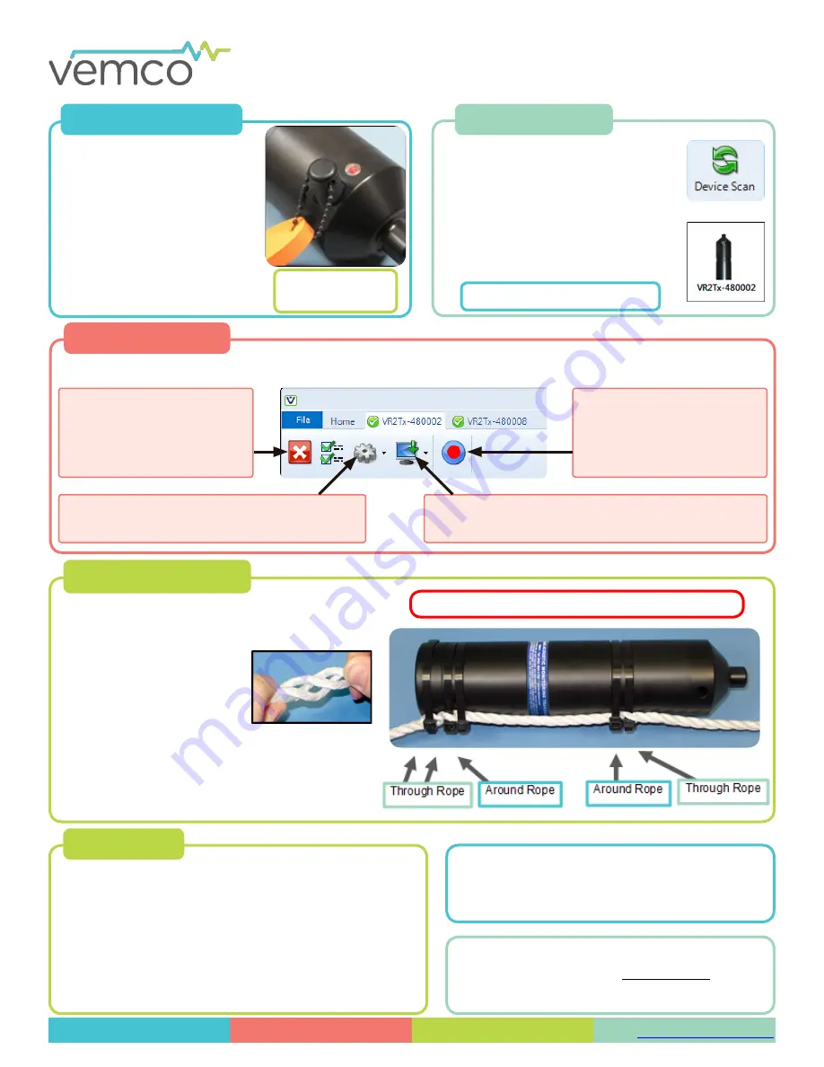 Vemco VR2Tx Скачать руководство пользователя страница 2