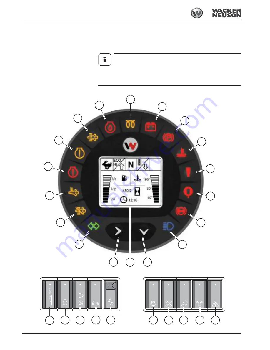 Wacker Neuson 2503 Operator'S Manual Download Page 74