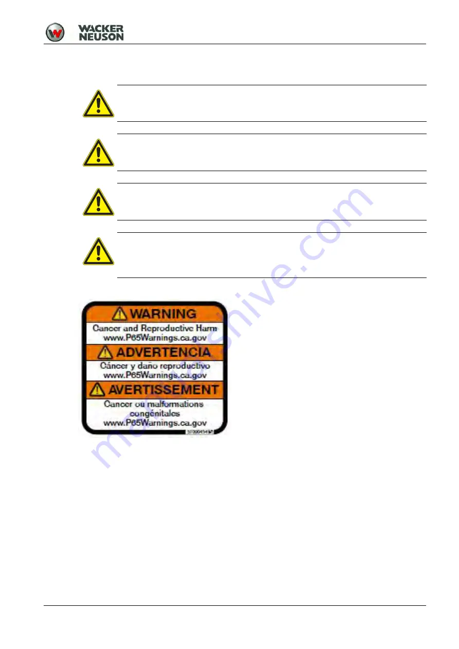 Wacker Neuson AP 2560e Operator'S Manual Download Page 3