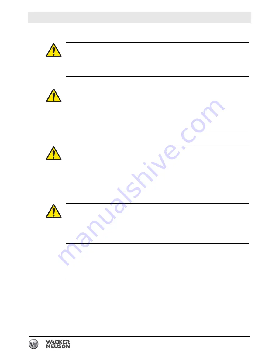 Wacker Neuson E3000 Operator'S Manual Download Page 16