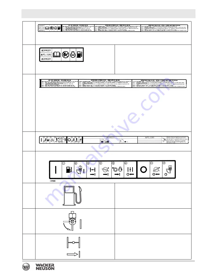 Wacker Neuson GP 3800A Operator'S Manual Download Page 16