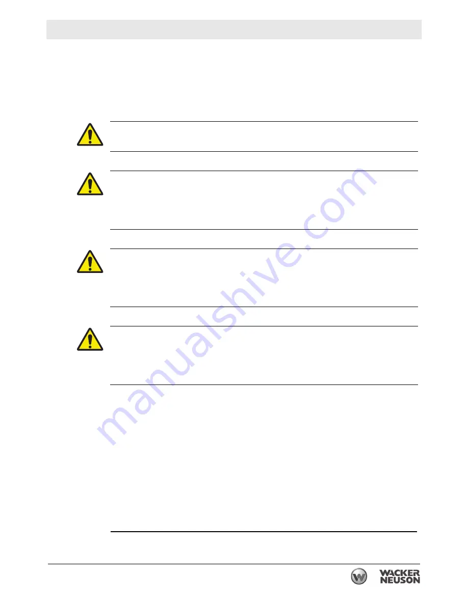 Wacker Neuson PSA2 500 Operator'S Manual Download Page 7