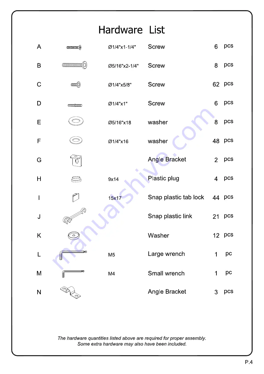 Walker Edison BDOL Скачать руководство пользователя страница 4