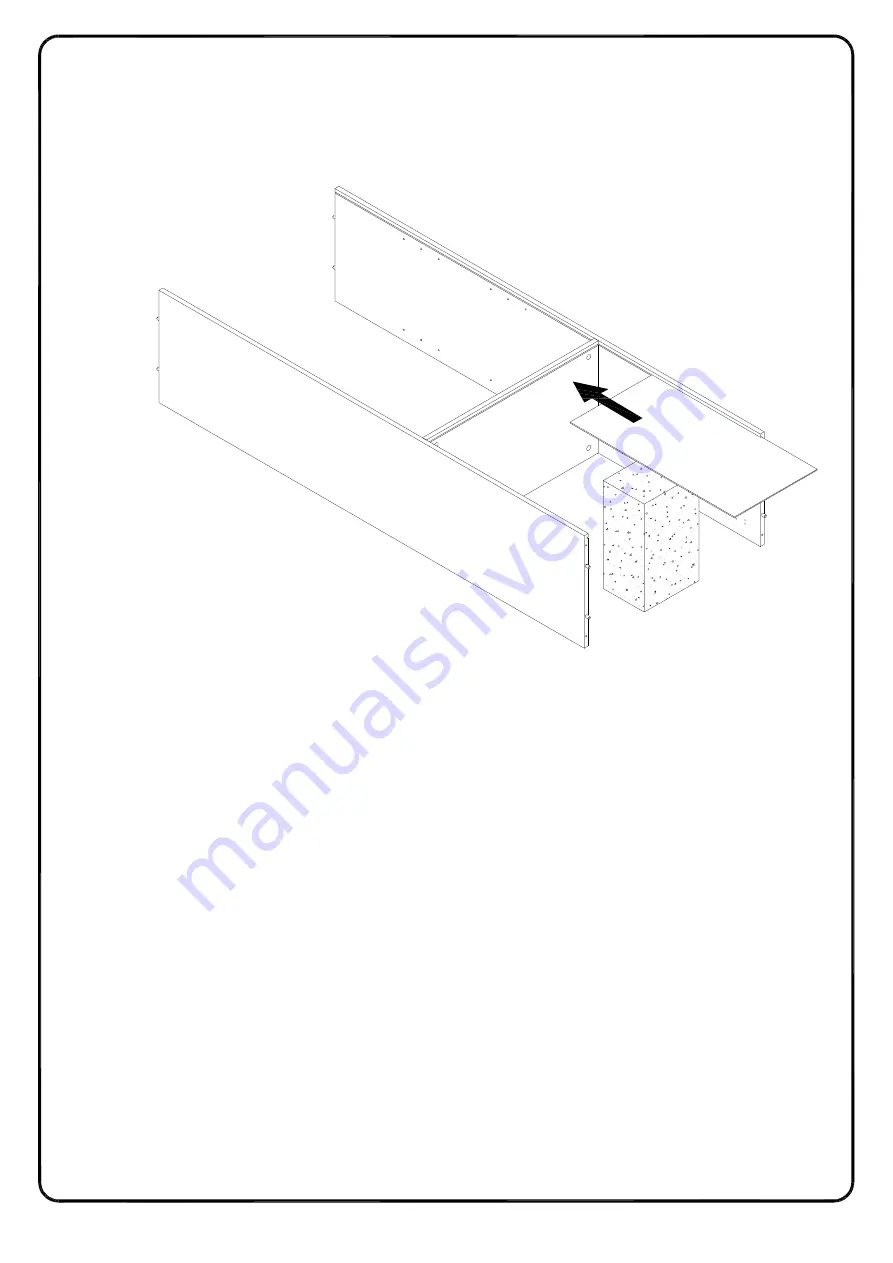 Walker Edison BS68BMHUT Assembly Instructions Manual Download Page 13