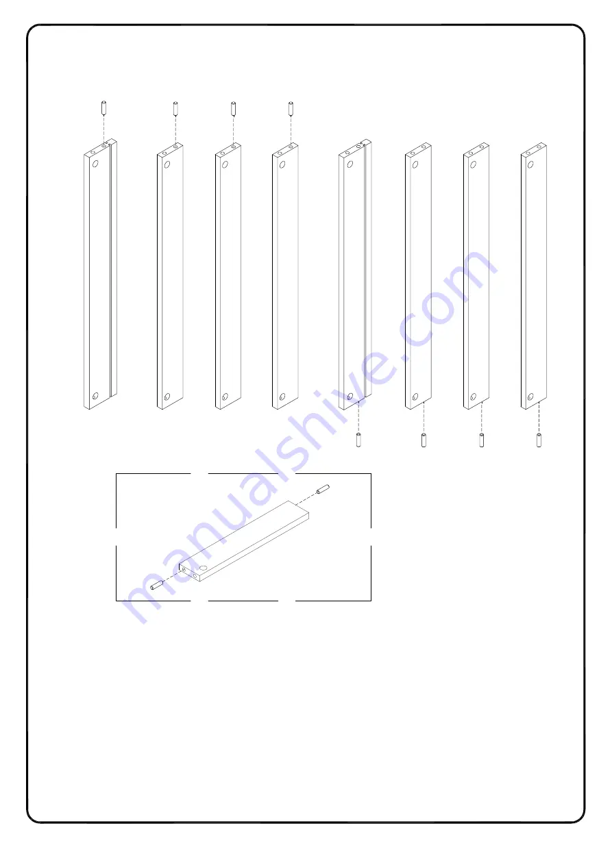 Walker Edison BU52ELR4D Assembly Instructions Manual Download Page 9