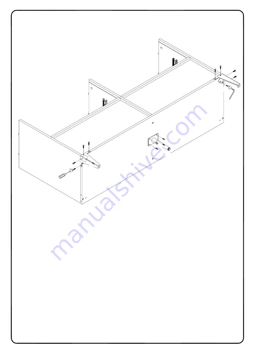 Walker Edison BU52ELR4D Assembly Instructions Manual Download Page 17