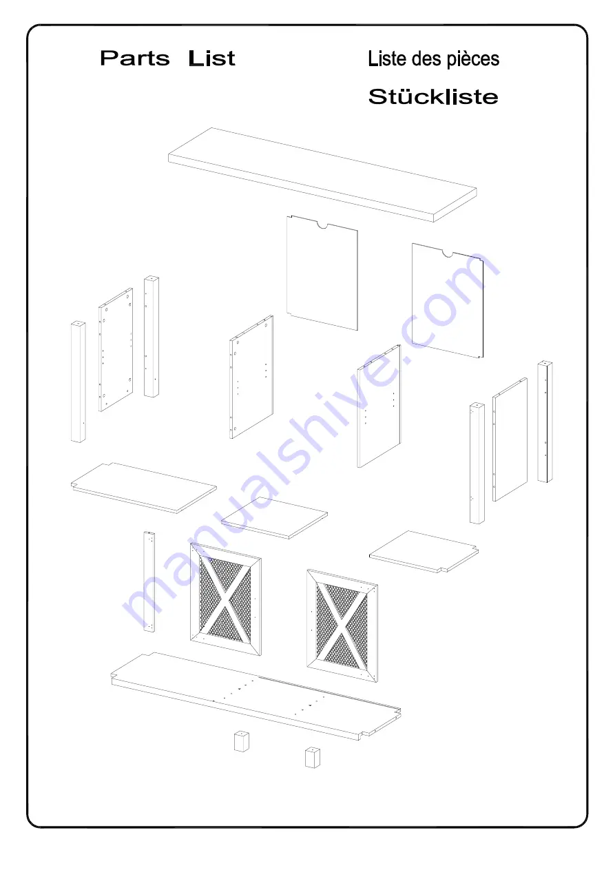 Walker Edison W58ABMD Assembly Instructions Manual Download Page 6