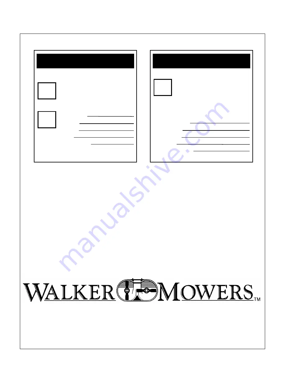 Walker MB (18 HP) Owner'S Manual Download Page 72