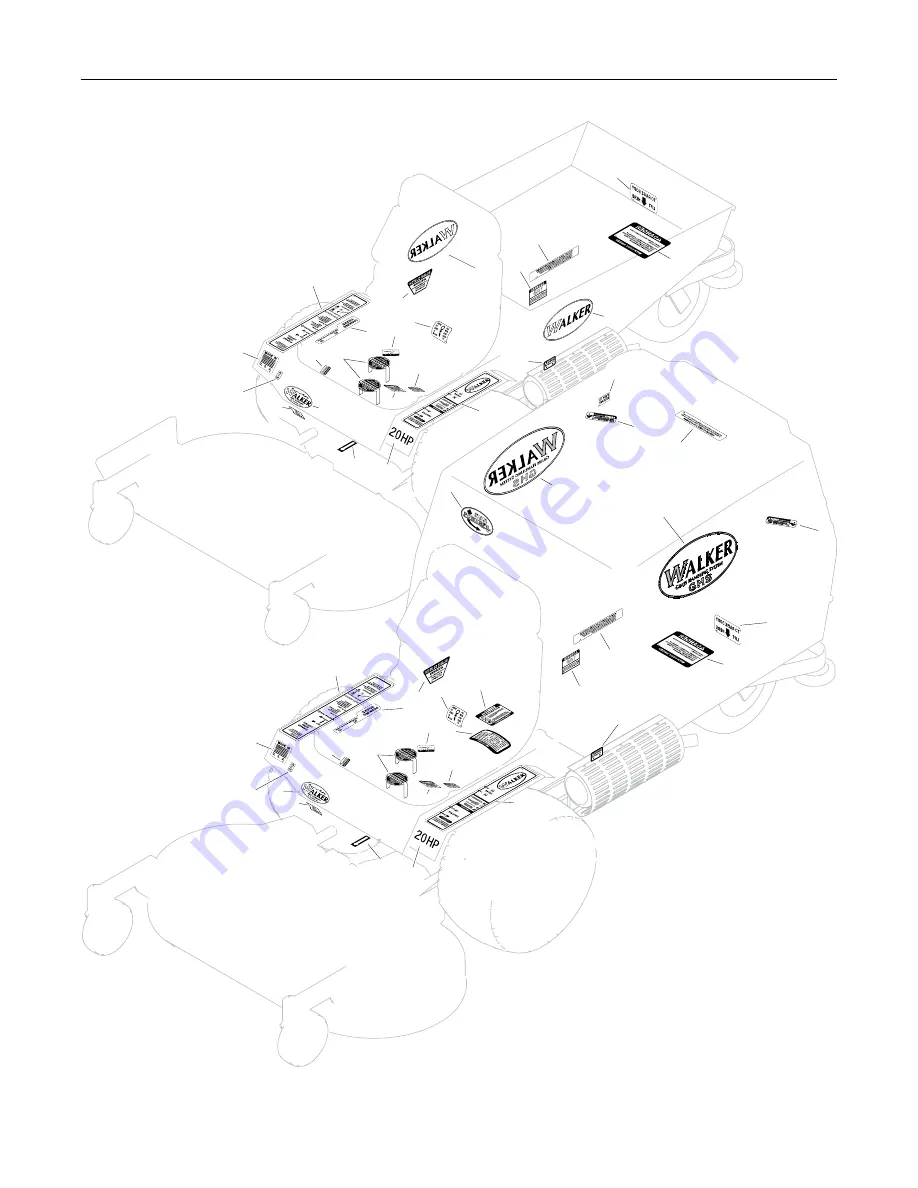 Walker MC (20 HP) Illustrated Parts Manual Download Page 5