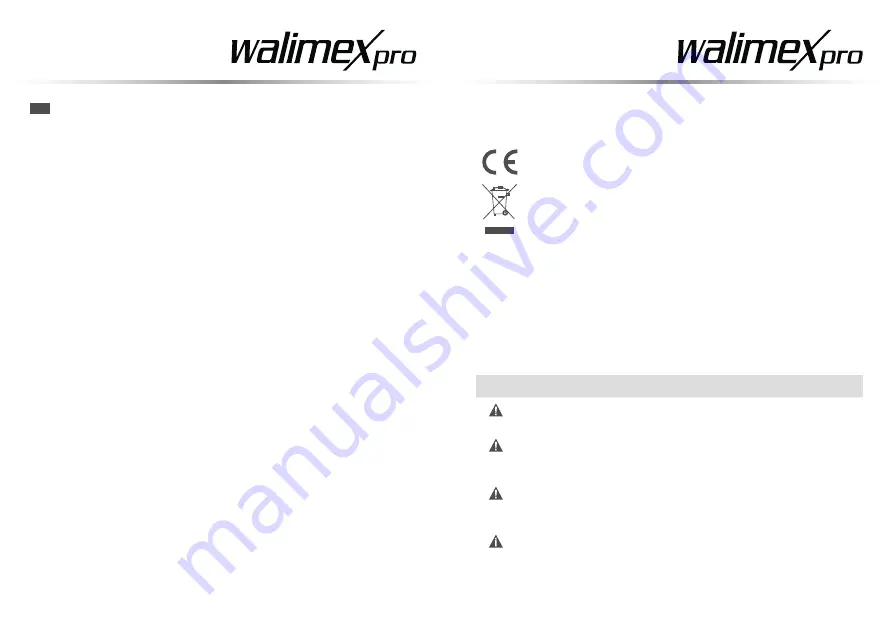 walser Walimex Pro 380 Bi Color RLL-380BV Instruction Manual Download Page 3