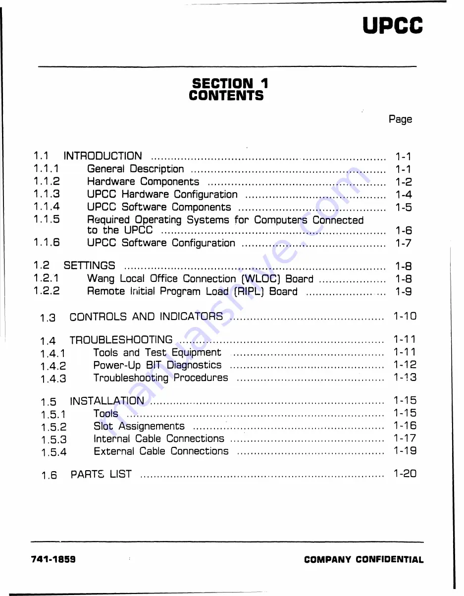 Wang 200 Series Maintenance Manual Download Page 23