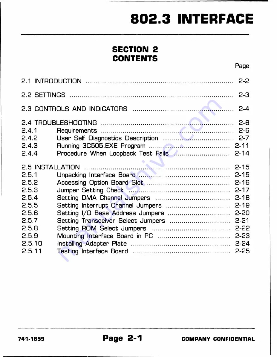 Wang 200 Series Maintenance Manual Download Page 46