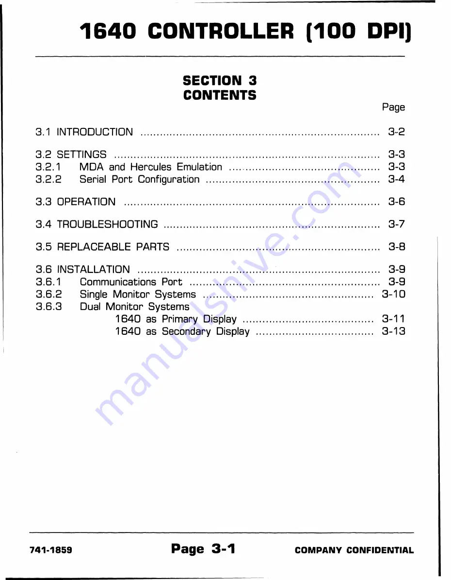 Wang 200 Series Maintenance Manual Download Page 73