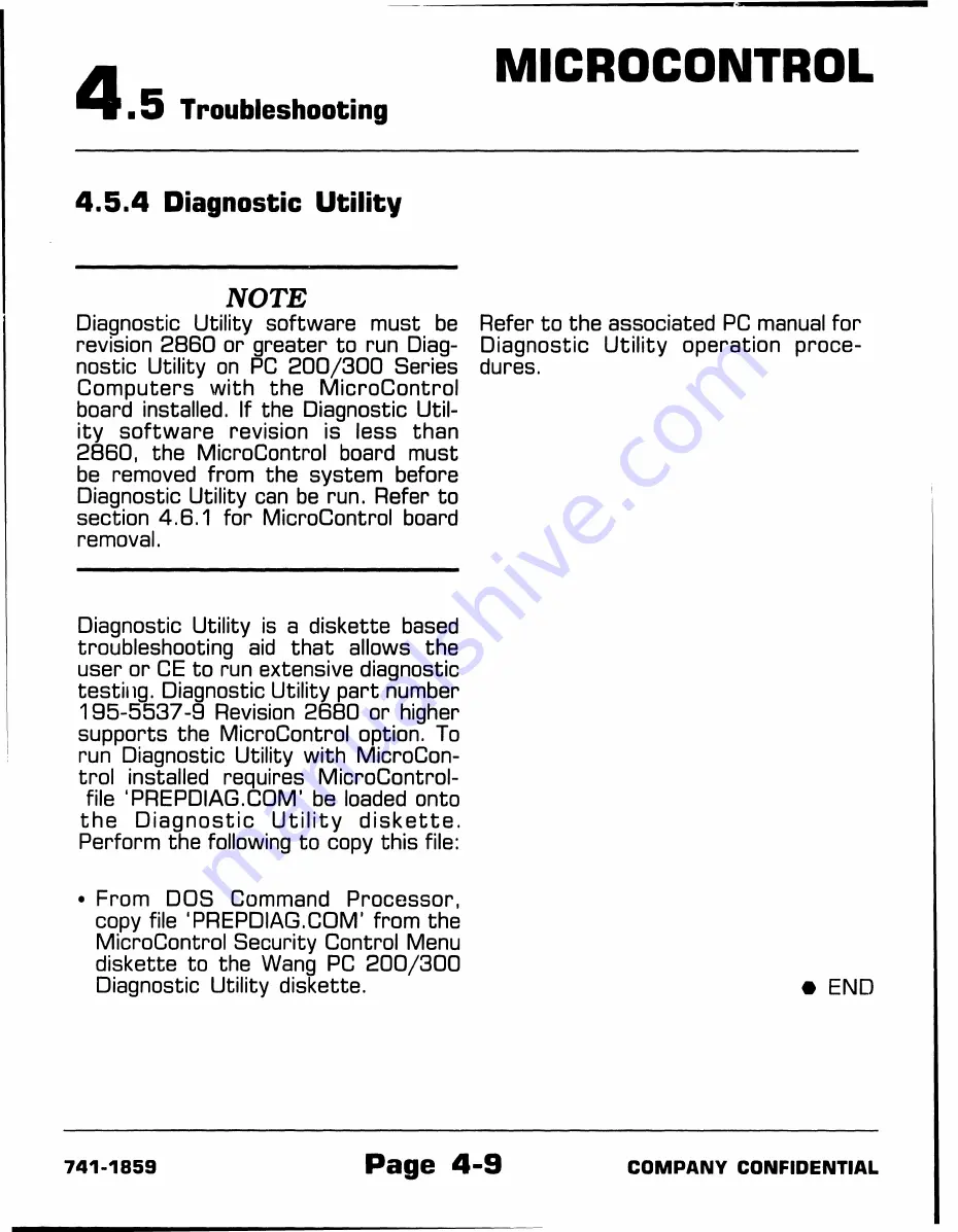 Wang 200 Series Maintenance Manual Download Page 96