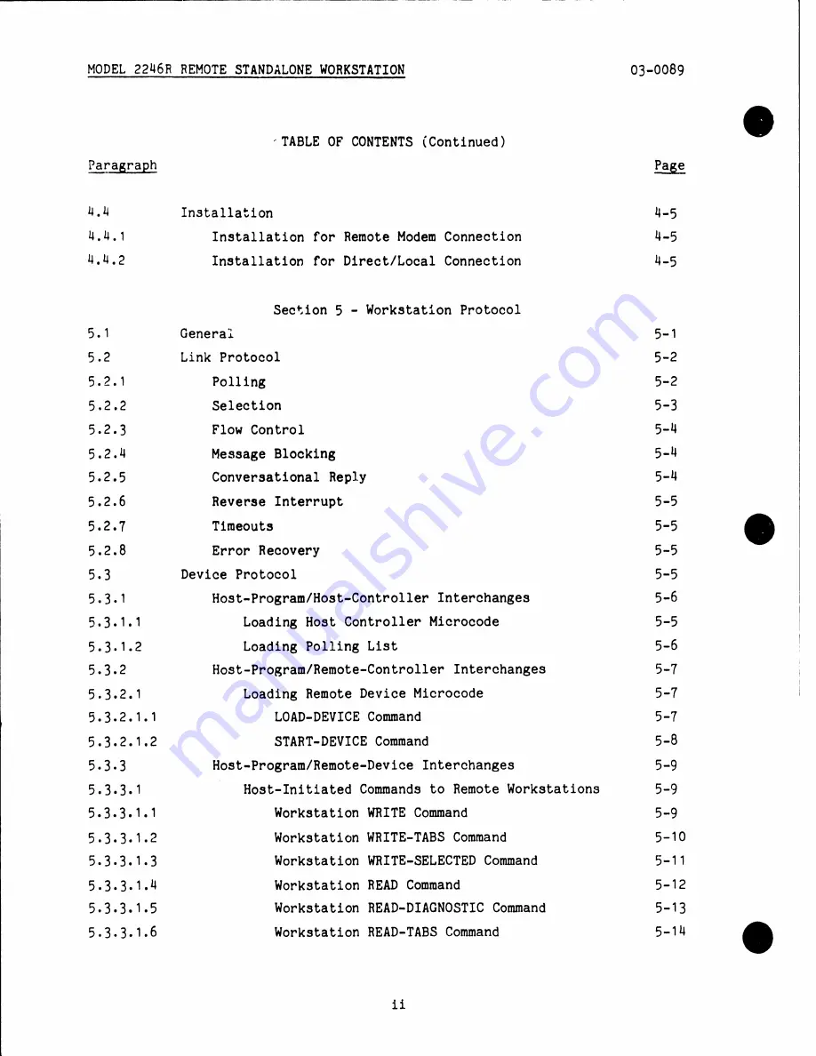 Wang 2246R Hardware Manual Download Page 5