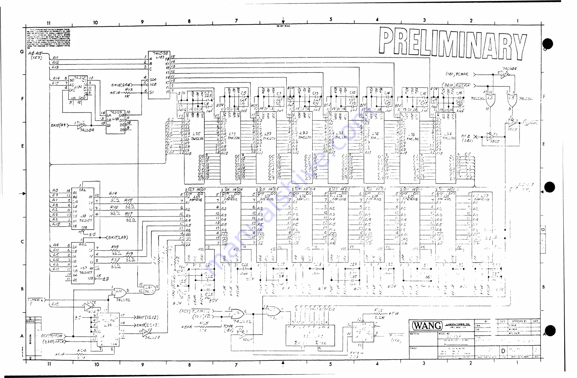 Wang 2246R Hardware Manual Download Page 149