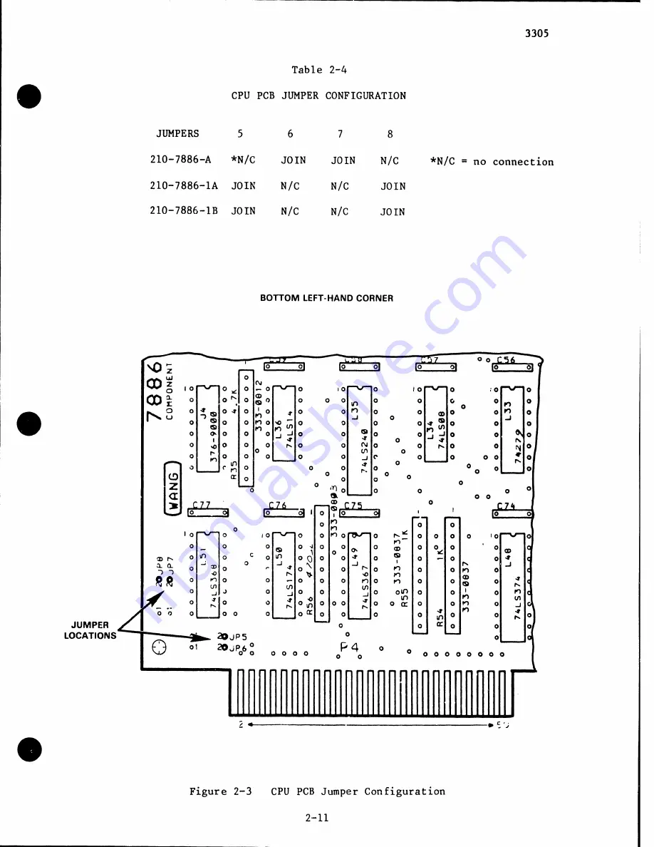 Wang DW/OS-20 Maintenance Manual Download Page 26