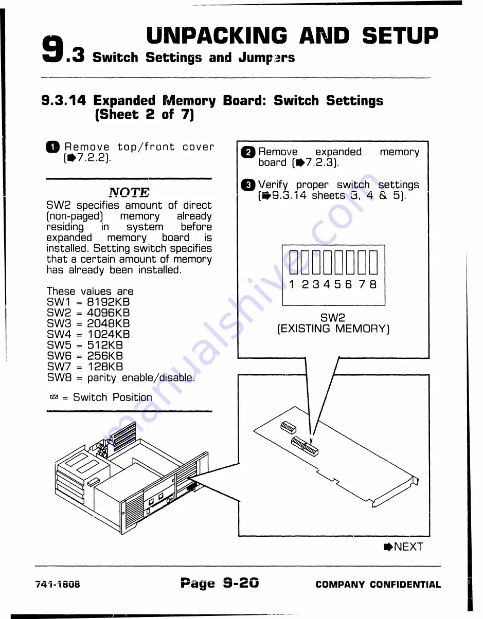 Wang PC 240 Maintenance Manual Download Page 111