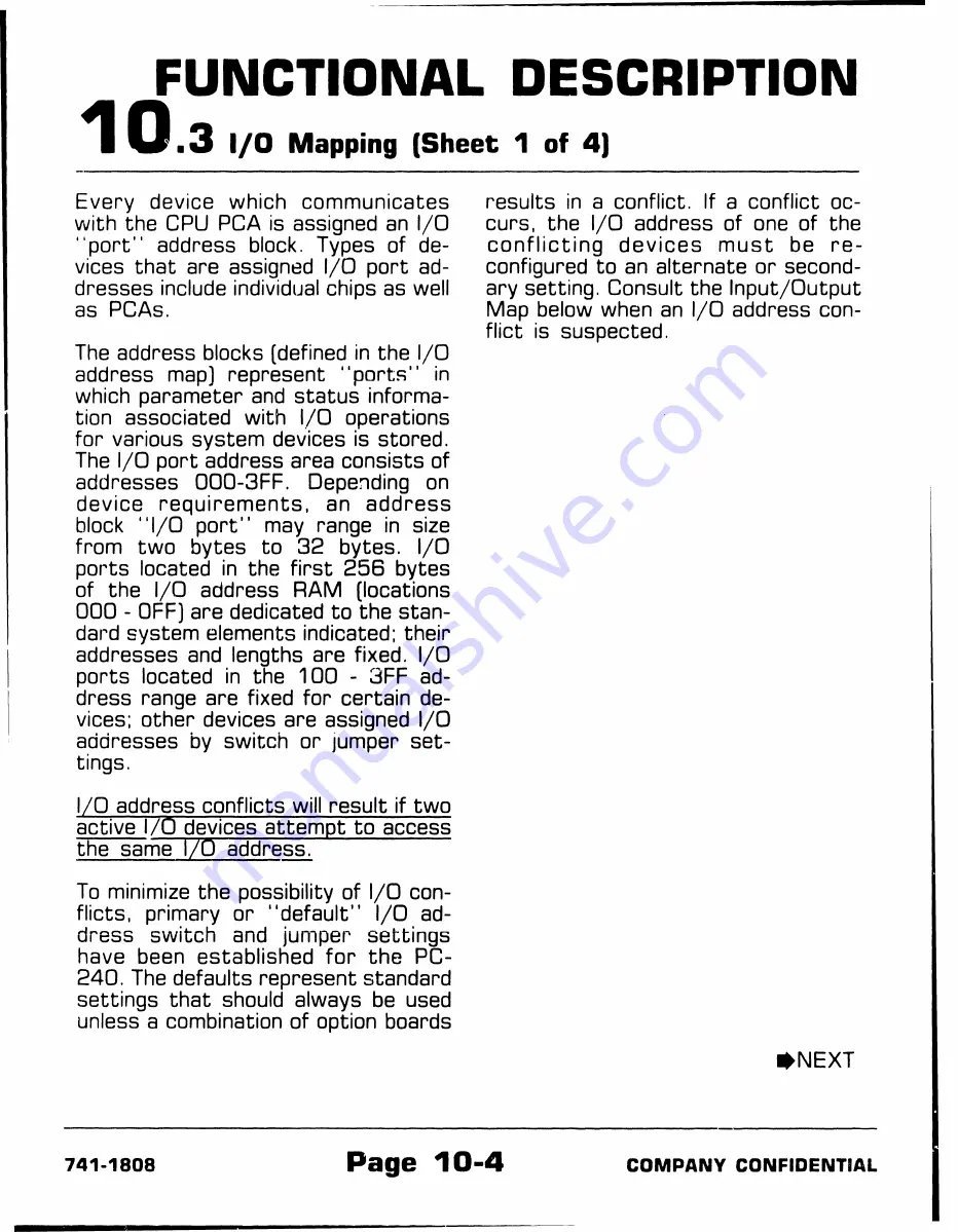 Wang PC 240 Maintenance Manual Download Page 148