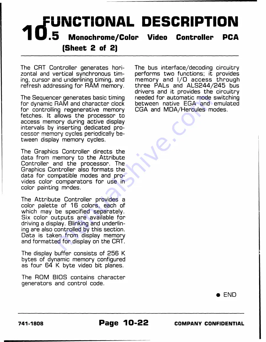 Wang PC 240 Maintenance Manual Download Page 166