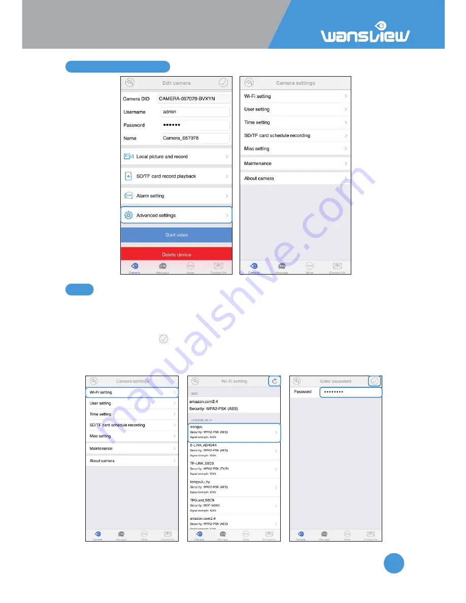 Wansview W3 User Manual Download Page 17