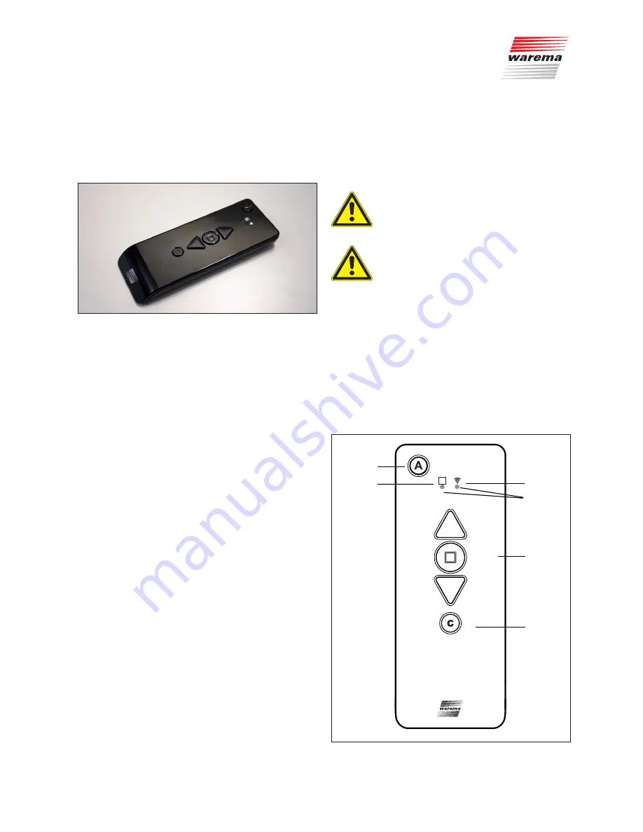 WAREMA WMS Operating And Installation Instructions Download Page 1