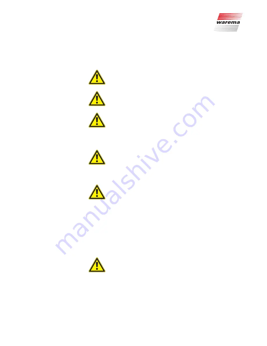 WAREMA WMS Operating Instructions Manual Download Page 9