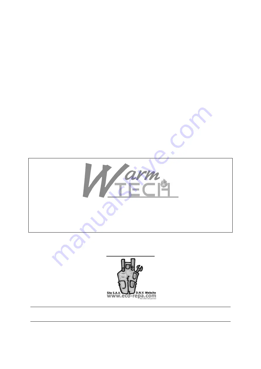 Warm Tech WTSSF1500-2IN1 Original Instructions Manual Download Page 60