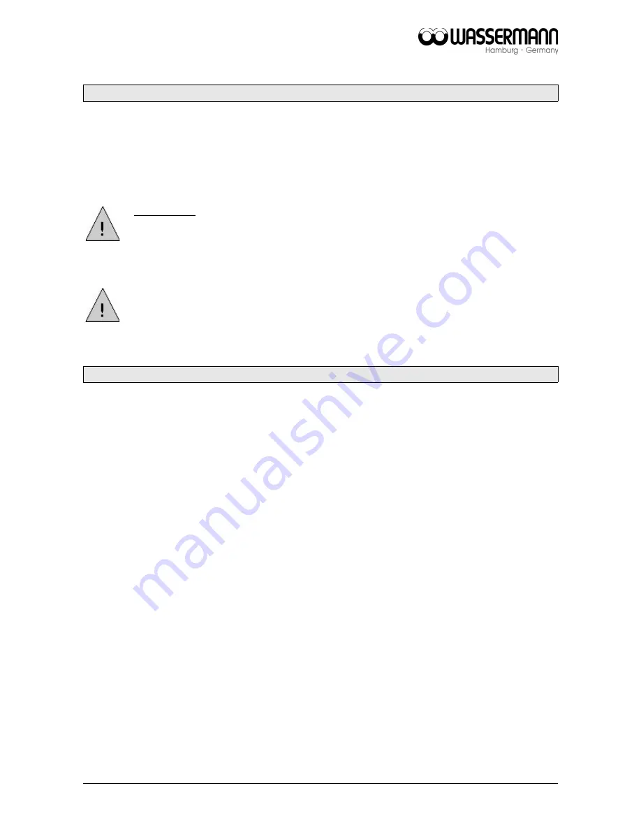 Wassermann SG-1 User Manual Download Page 5