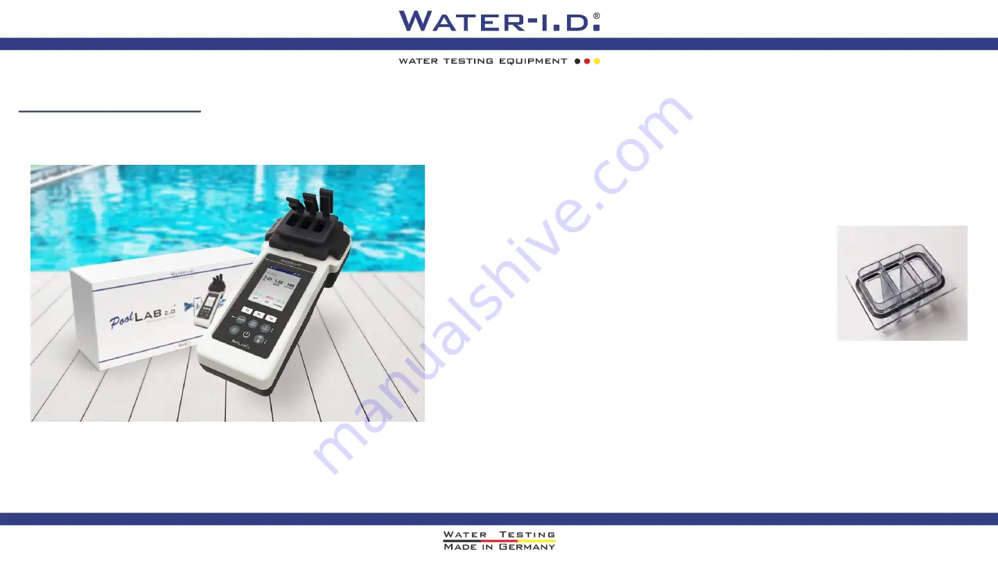 Water I.D. PoolLab 2.0 Quick Start Manual Download Page 3