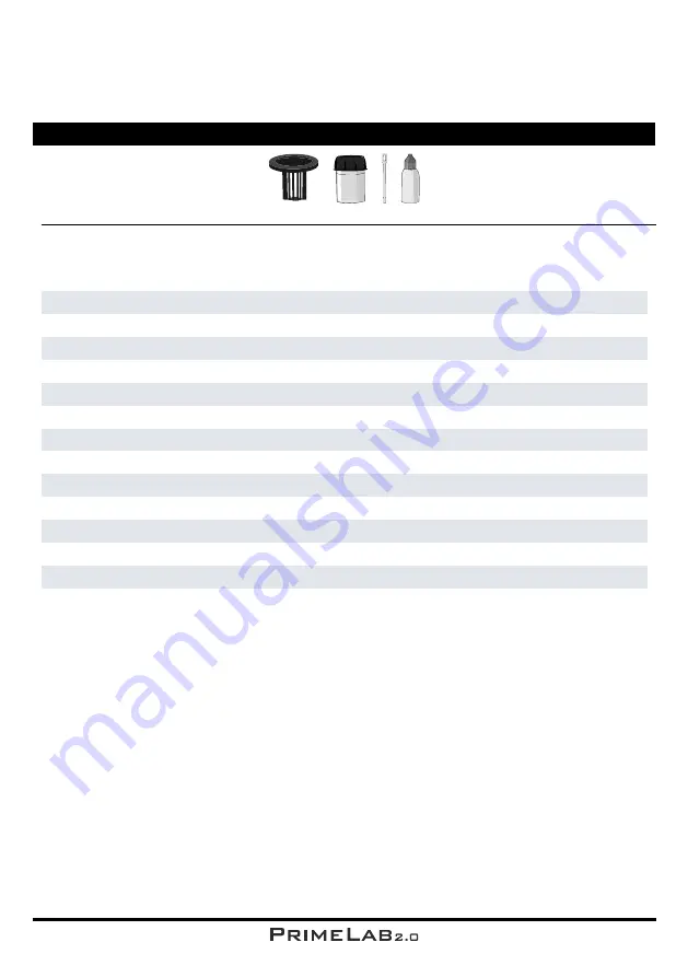 Water I.D. Primelab 2.0 Manual Download Page 172